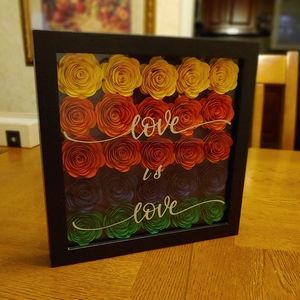 Pride month inspired flower box